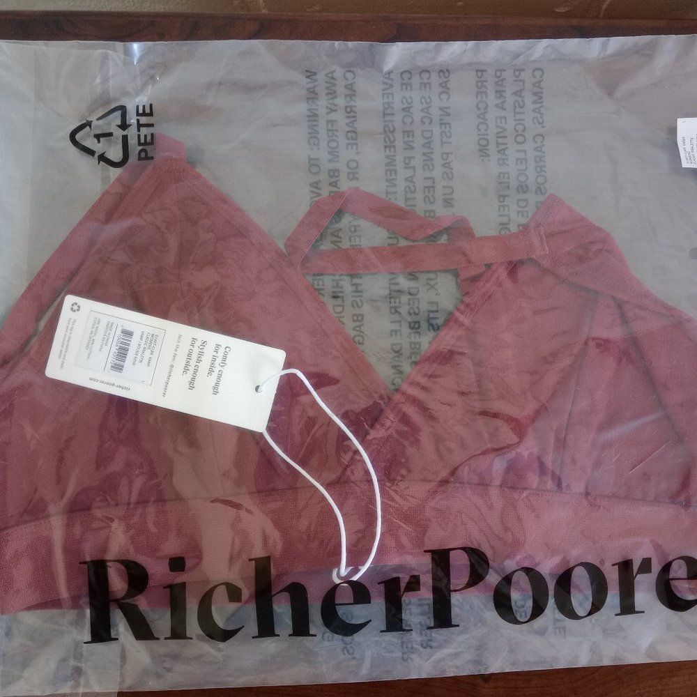 NWT Richer Poorer Women's Classic Bralette Vamp size L - Picture 5 of 8